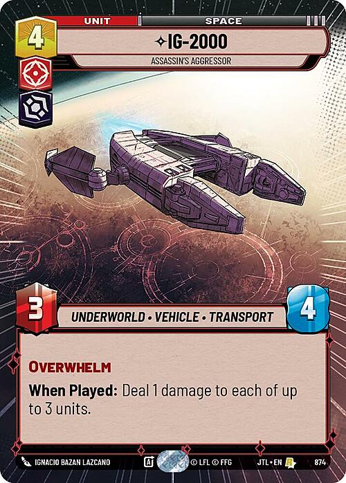 IG-2000 - Assassin's Aggressor Card Front
