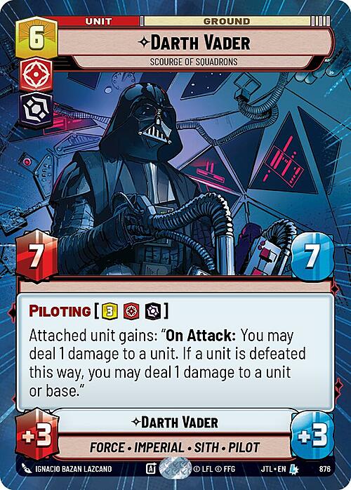 Darth Vader - Scourge of Squadrons Card Front