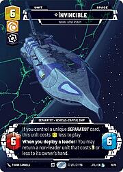 Invincible - Naval Adversary