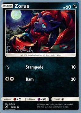 Zorua Card Front