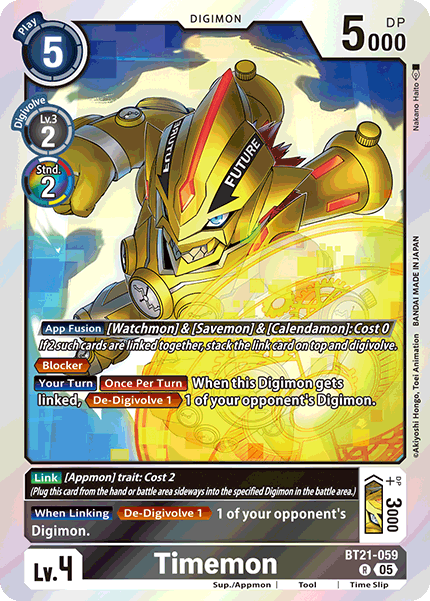 Timemon Card Front