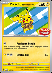 Pikachu Wearing a Batik Shirt