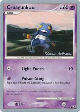 Croagunk LV.13 Card Front