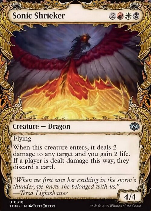 Sonic Shrieker Card Front