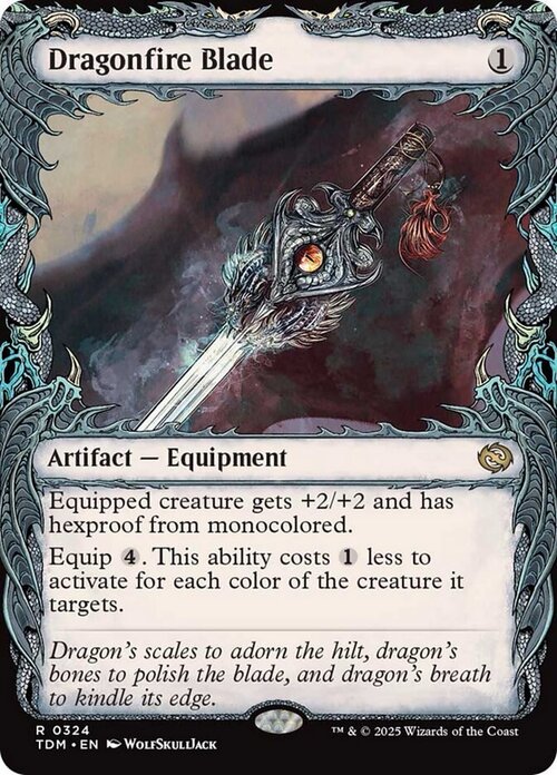 Dragonfire Blade Card Front