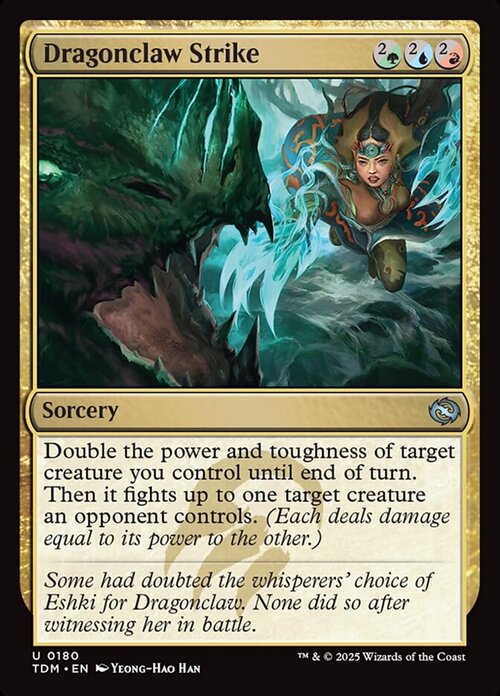Dragonclaw Strike Card Front