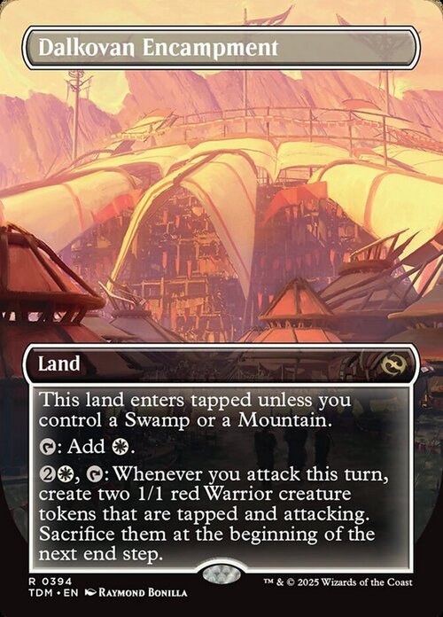 Dalkovan Encampment Card Front