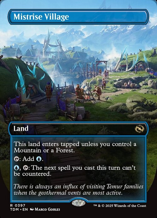 Mistrise Village Card Front