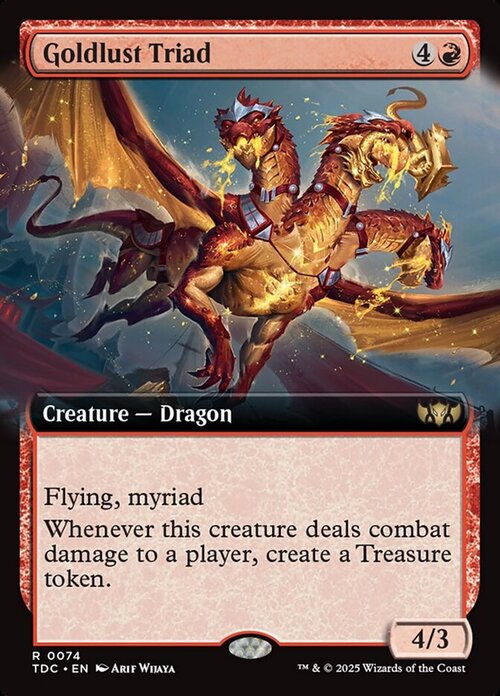 Goldlust Triad Card Front