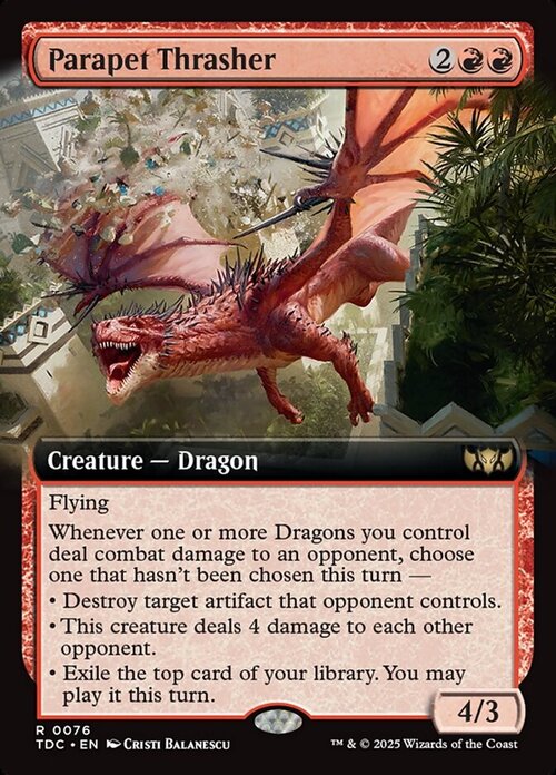 Parapet Thrasher Card Front