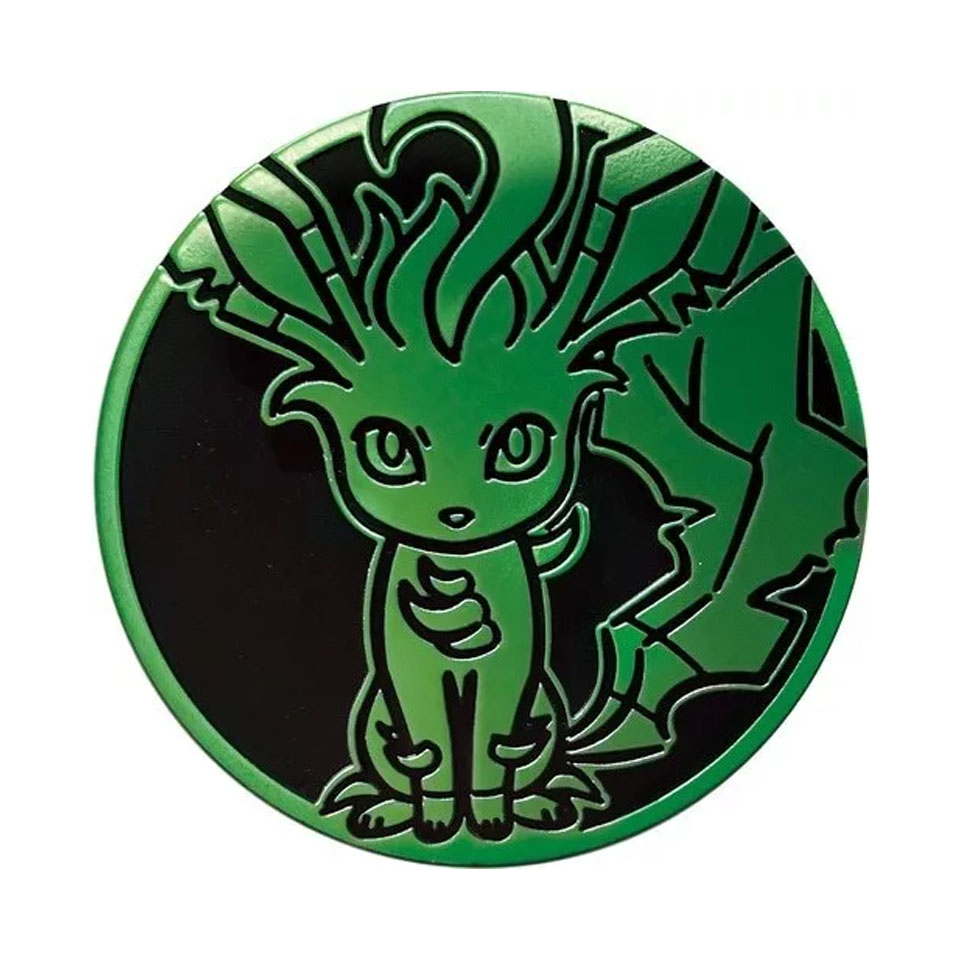 Moneda Pokémon Coin Collection Vol.5: Leafeon