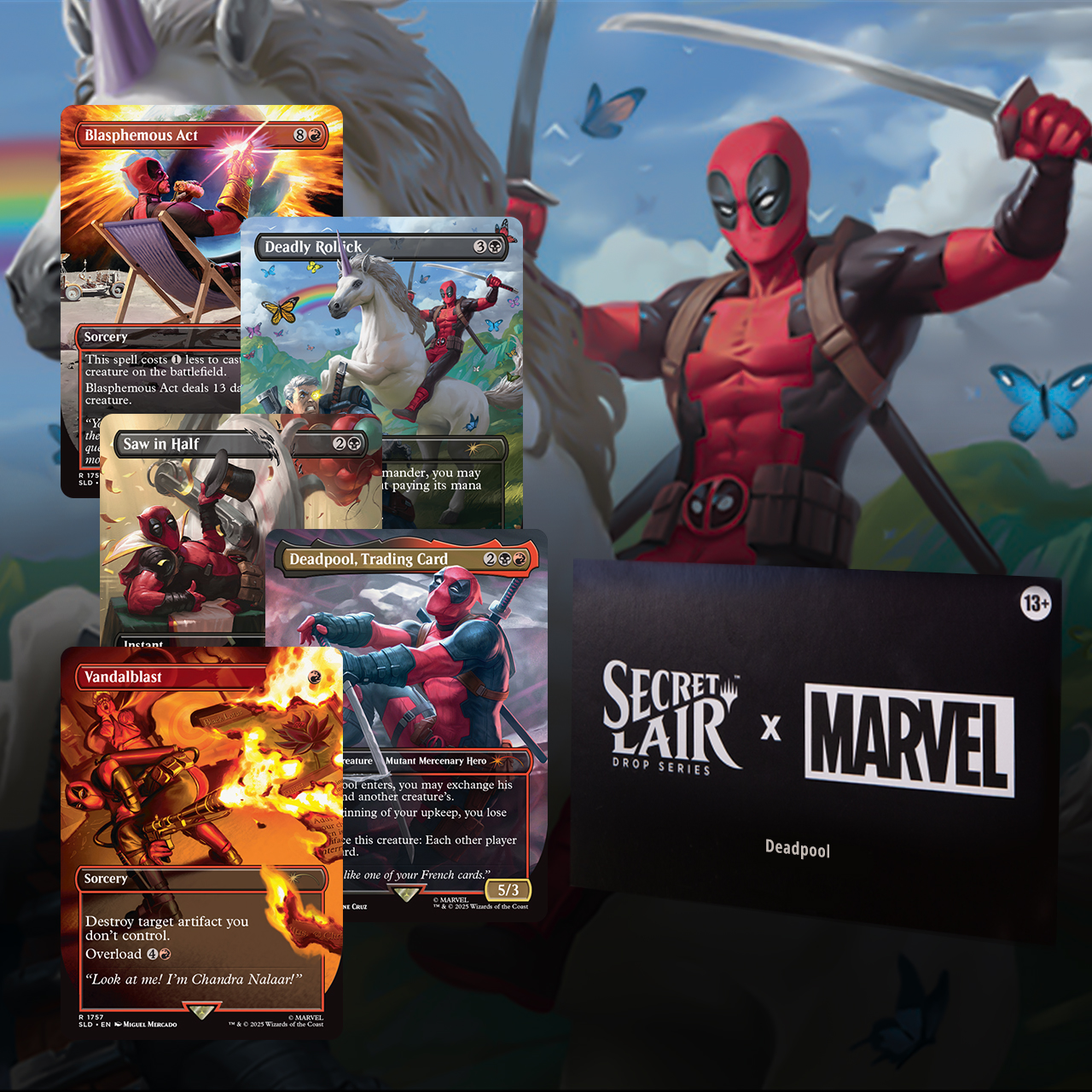 Secret Lair Drop Series: Marvel Superdrop: Secret Lair x Marvel's Deadpool