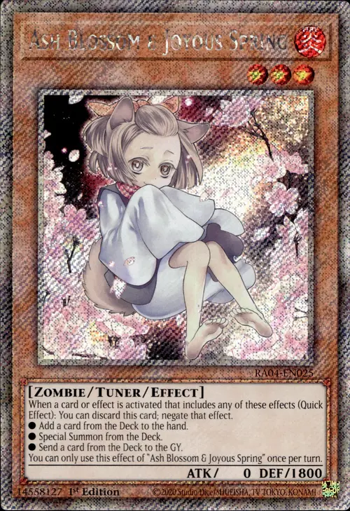 Ash Blossom & Joyous Spring Card Front