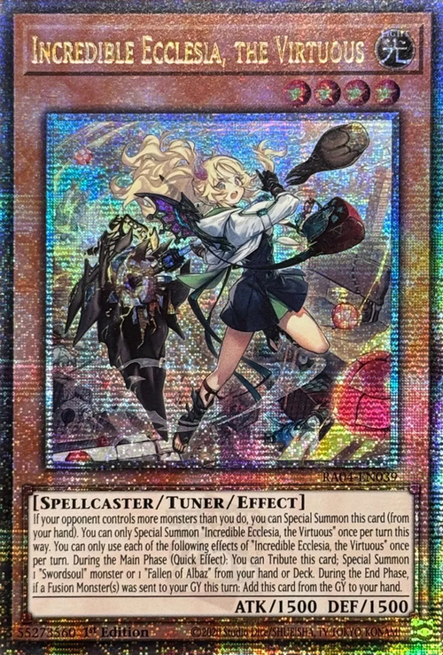 Incredible Ecclesia, the Virtuous Card Front