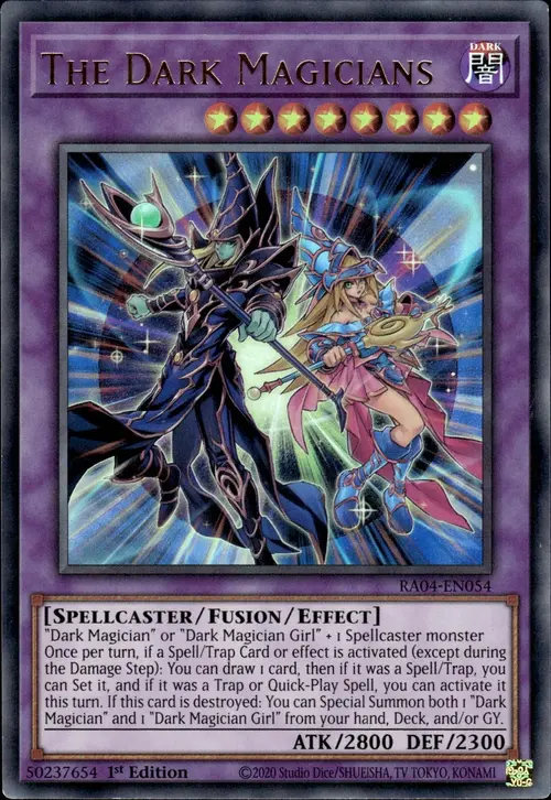 The Dark Magicians Card Front