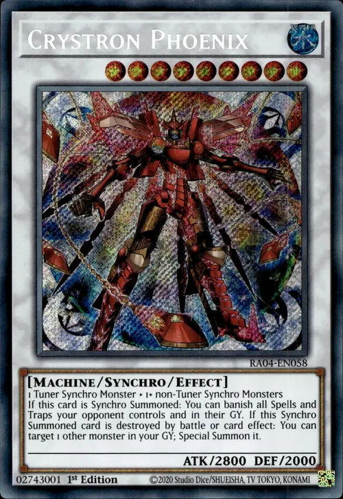 Crystron Phoenix Card Front