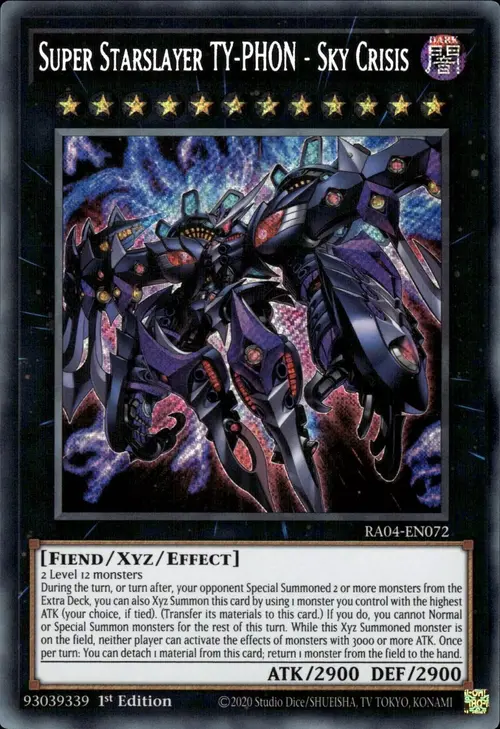 Super Starslayer TY-PHON - Sky Crisis Card Front
