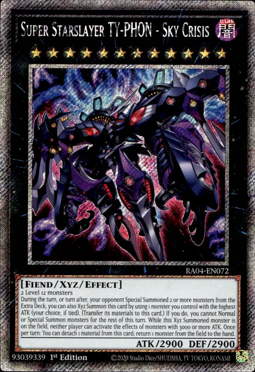 Super Starslayer TY-PHON - Sky Crisis Card Front