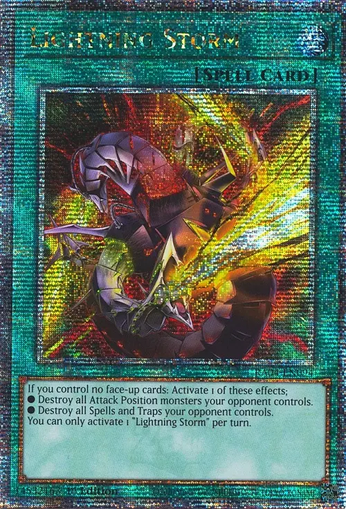 Lightning Storm Card Front