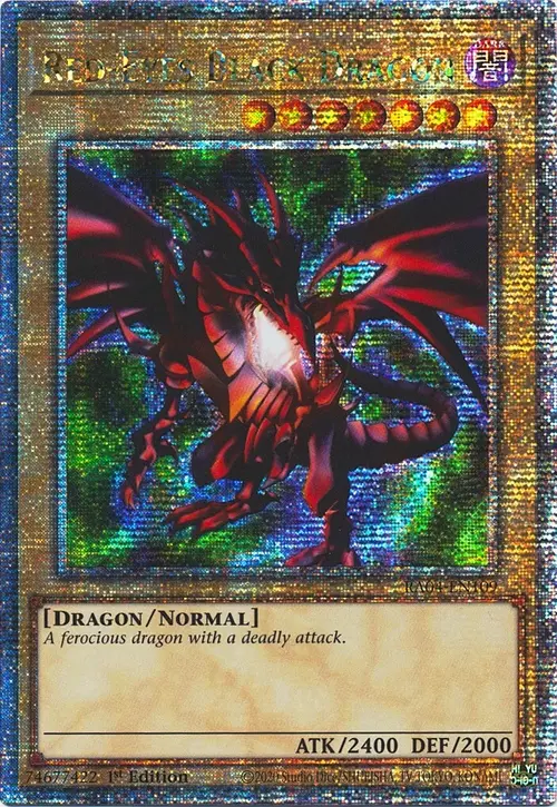 Red-Eyes Black Dragon Card Front
