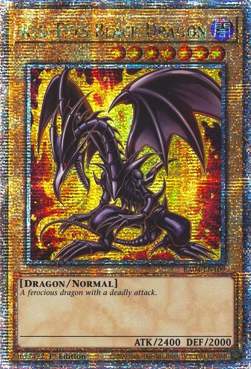 Red-Eyes Black Dragon Card Front