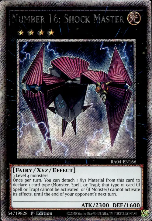 Number 16: Shock Master Card Front