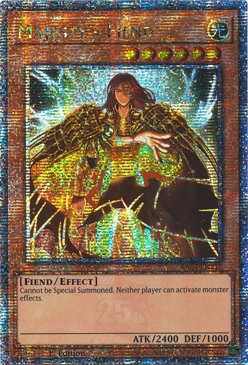 Majesty's Fiend Card Front