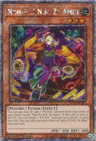 Noh-P.U.N.K. Ze Amin Card Front