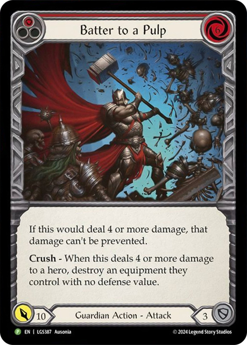Batter to a Pulp Card Front