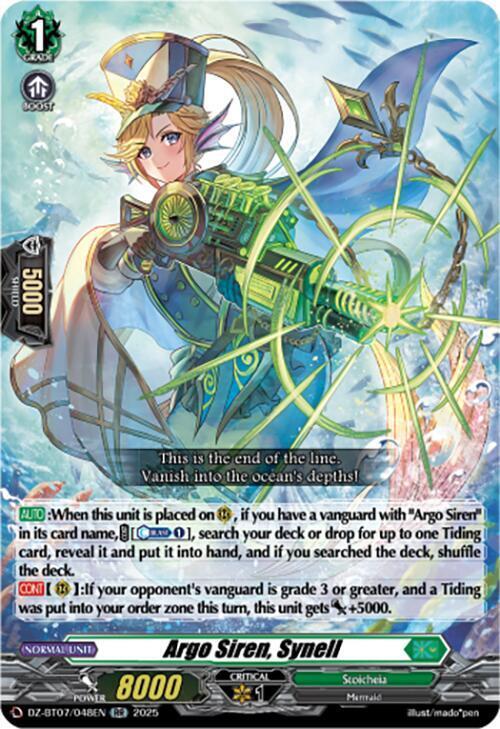 Argo Siren, Synell Card Front
