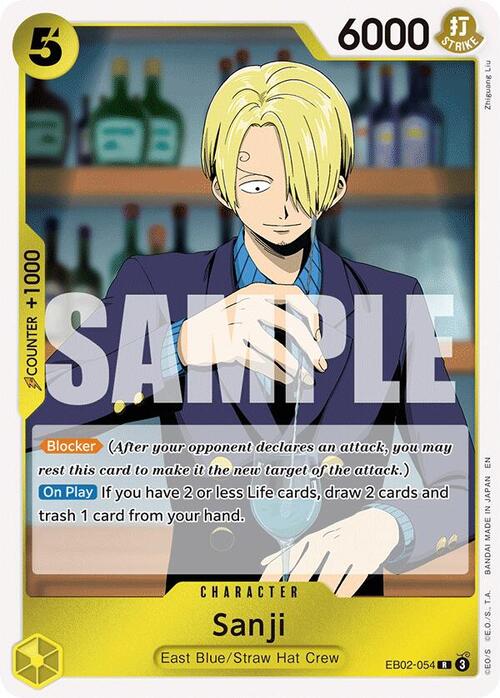 Sanji Card Front