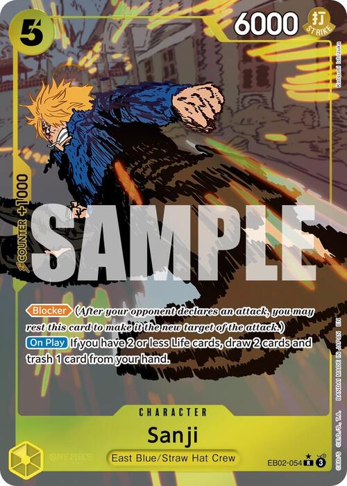 Sanji Card Front