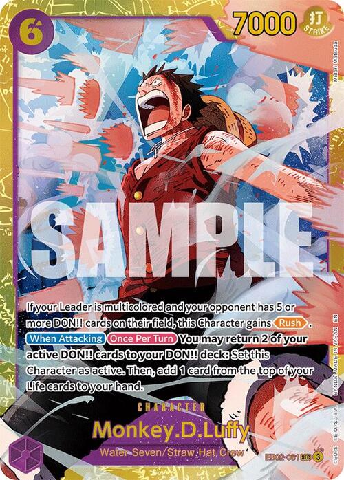 Monkey.D.Luffy Card Front