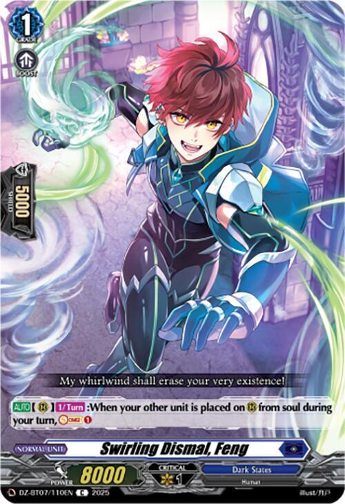 Swirling Dismal, Feng Card Front