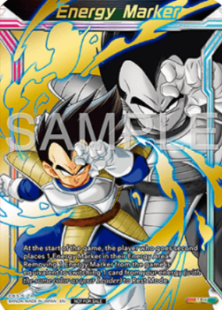"Vegeta" Energy Marker Card Front