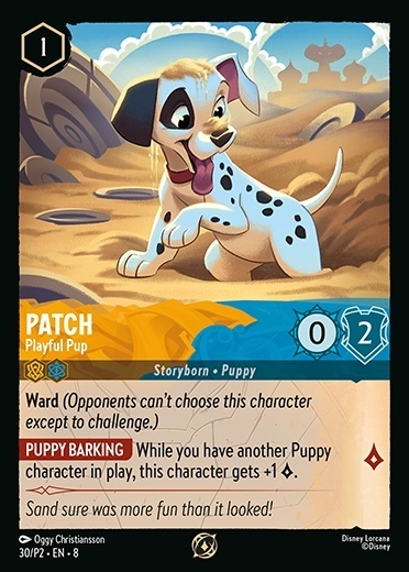 Patch - Playful Pup Card Front