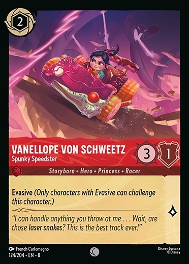 Vanellope Von Schweetz - Spunky Speedster Card Front