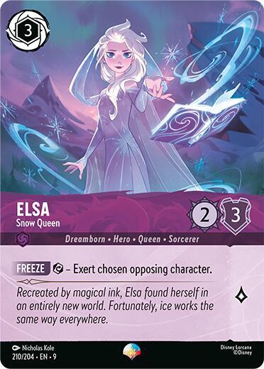 Elsa - Snow Queen Card Front