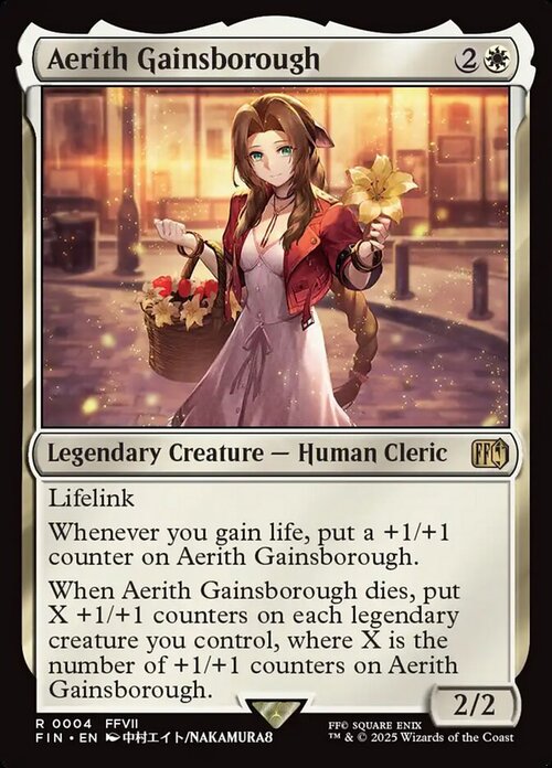 Aerith Gainsborough Card Front