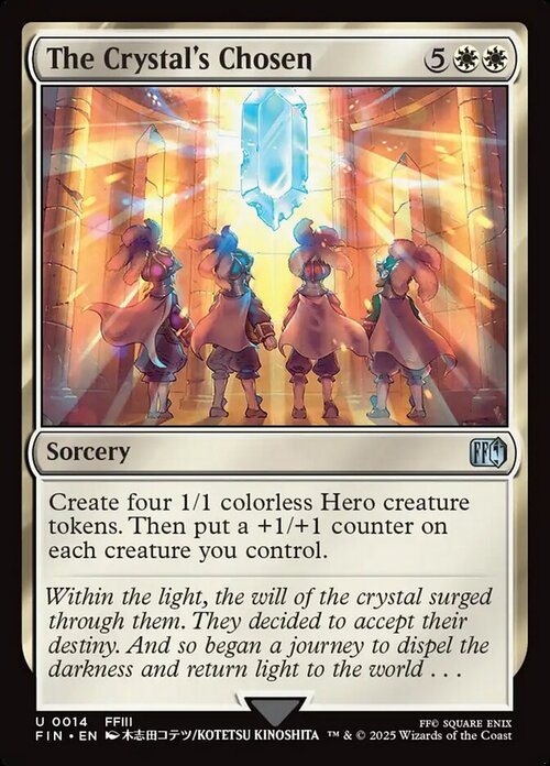 The Crystal's Chosen Card Front
