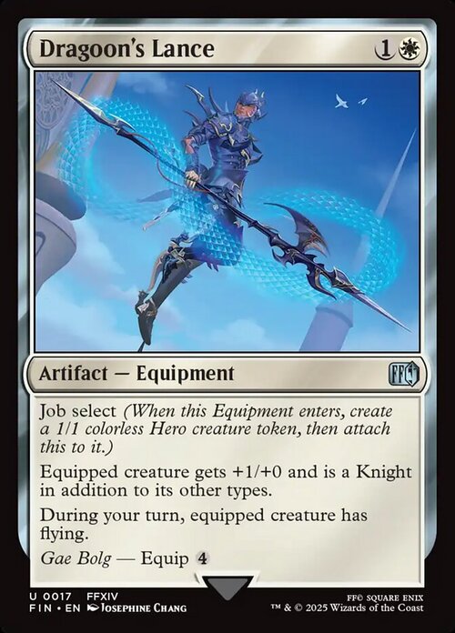 Dragoon's Lance Card Front