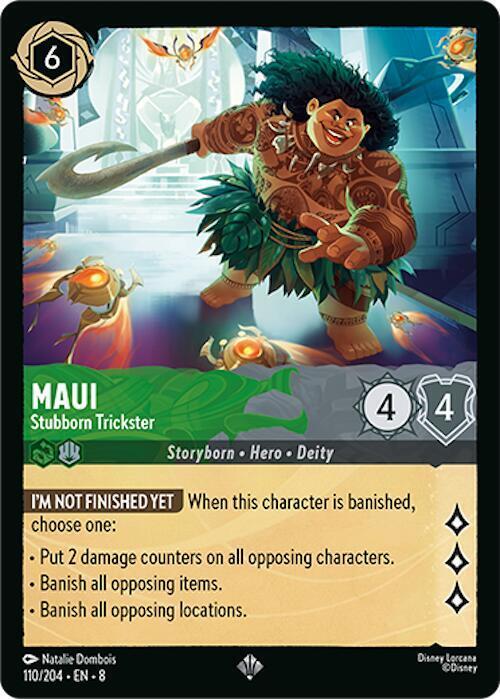 Maui - Stubborn Trickster Card Front