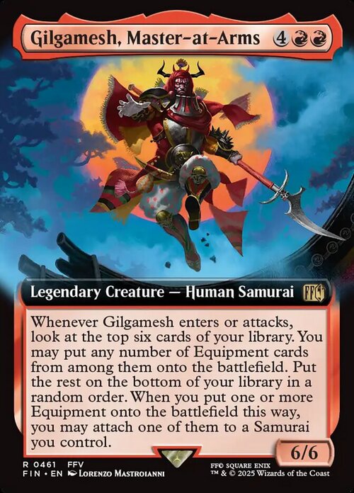 Gilgamesh, Master-at-Arms Card Front