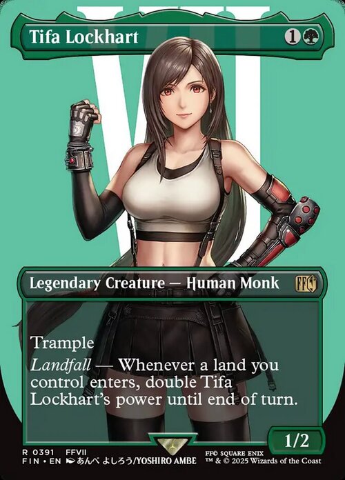 Tifa Lockhart Card Front