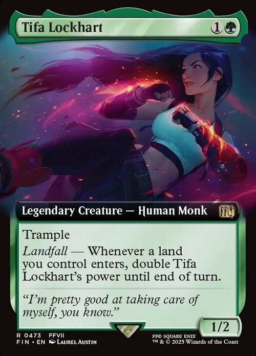 Tifa Lockhart Card Front