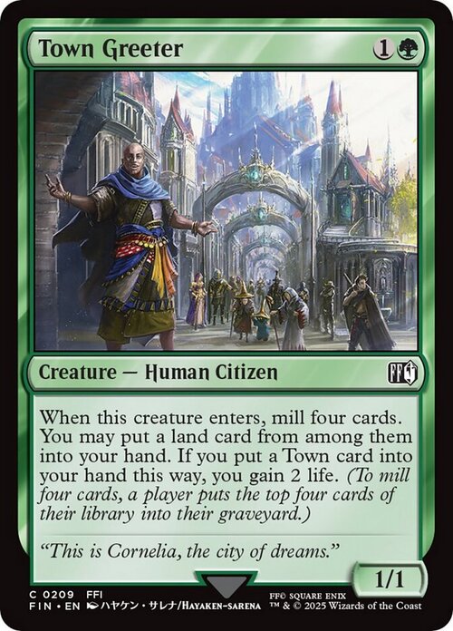 Town Greeter Card Front