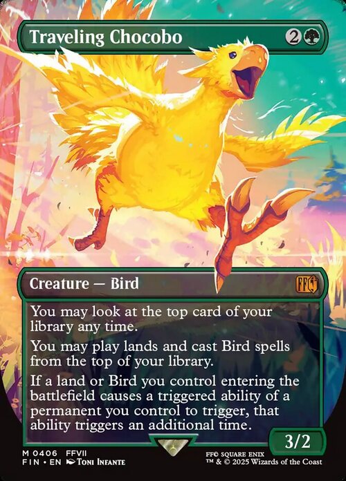 Traveling Chocobo Card Front