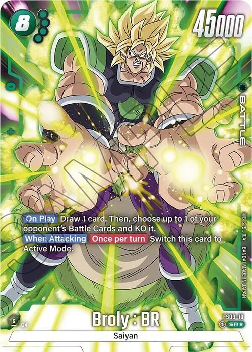 Broly : BR Card Front