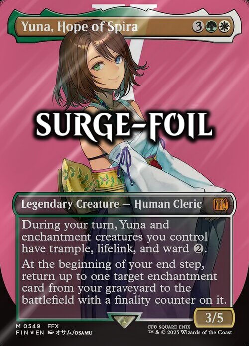 Yuna, Hope of Spira Card Front