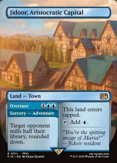 Jidoor, Aristocratic Capital // Overture Card Front